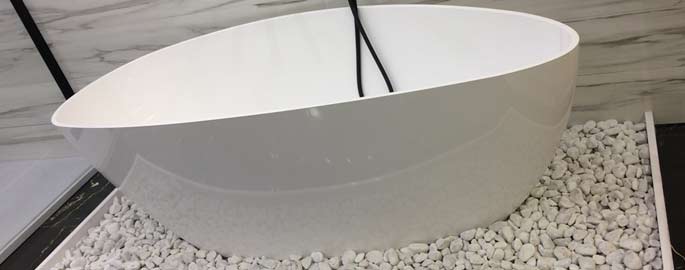 Interiorismo también con los áridos decorativos de Decanto